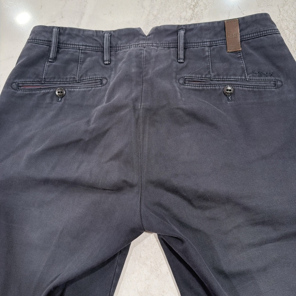 MMX Lupus Luxury Chinos W33/34 Straight Navy Cotton Lightweight Germany